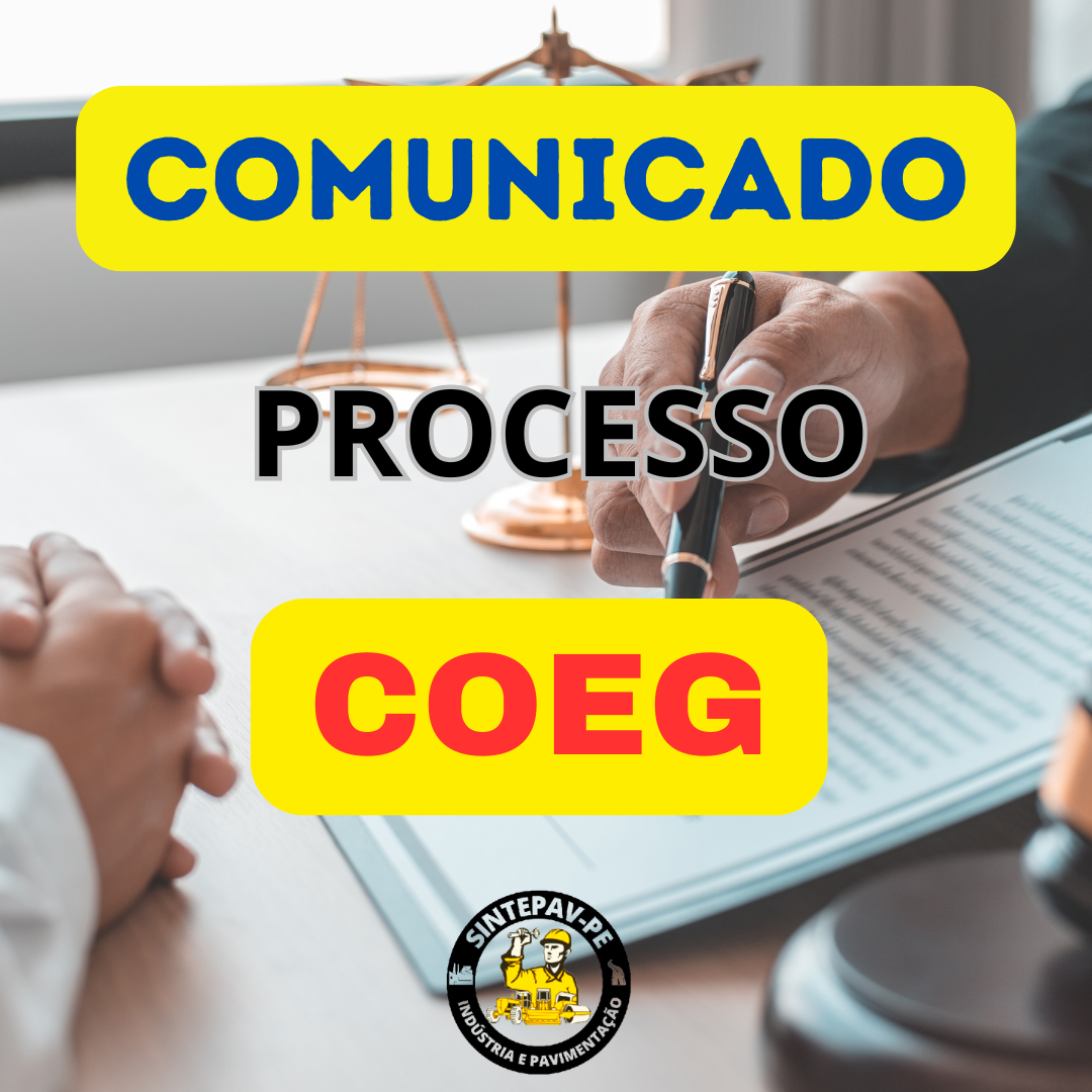 COMUNICADO COEG