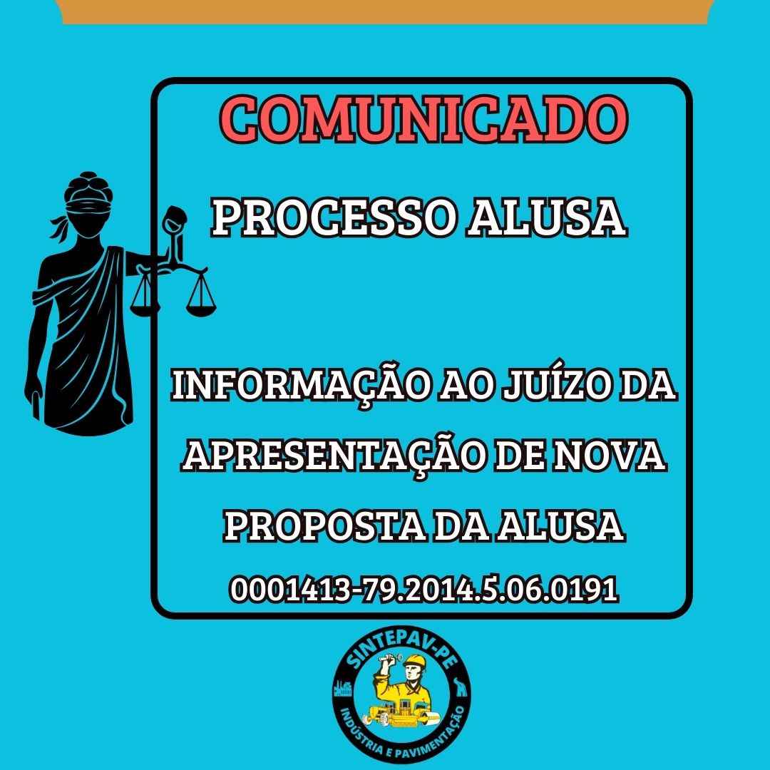 INFORMAÇÃO PROCESSO ALUSA