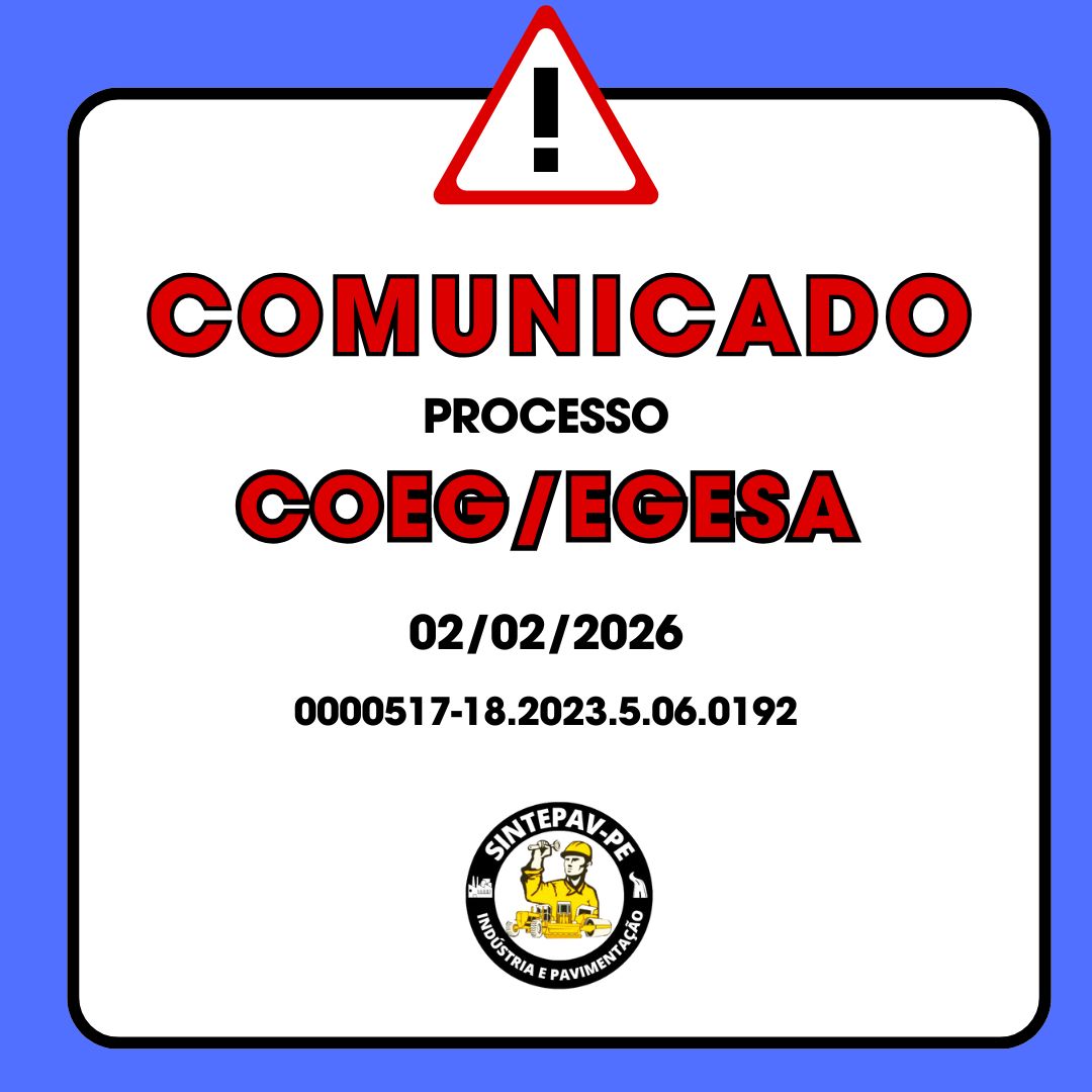 PROCESSO COEG/EGESA