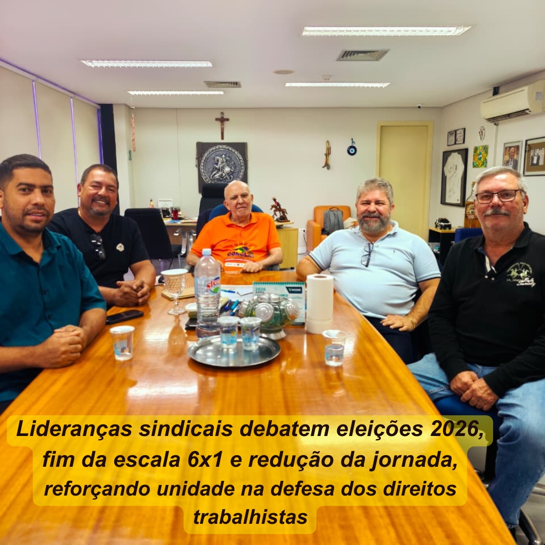 Sindicalistas debatem pauta trabalhista e eleições 2026