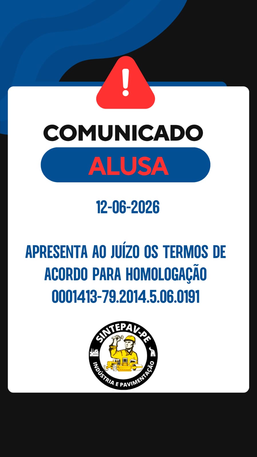 Comunicado Alusa – 12/06/2026