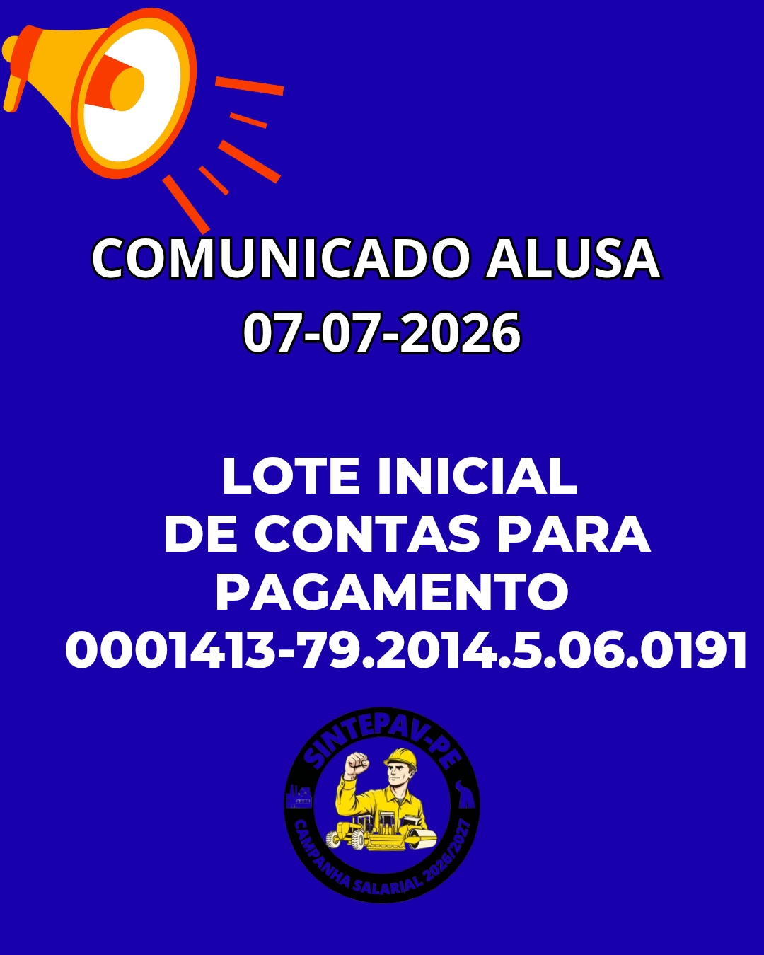 Comunicado Alusa 07/07/2026
