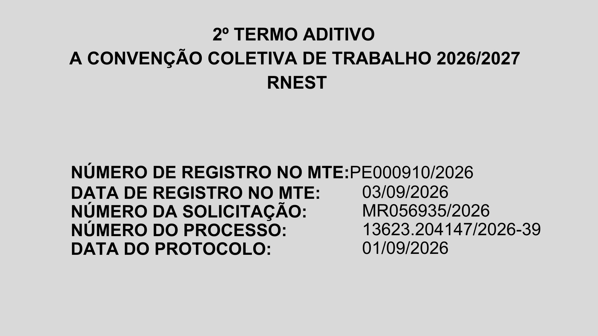 2 TERMO ADITIVO A CONVENÇÃO COLETIVA DE TRABALHO 2026/2027 – SUAPE
